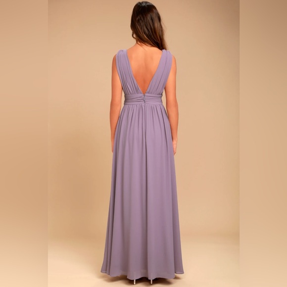 NWT Lulus Heavenly Hues Dress - Dusty Purple - Picture 7 of 12